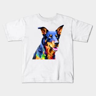 Pop-Art Beauceron Impressionism Kids T-Shirt